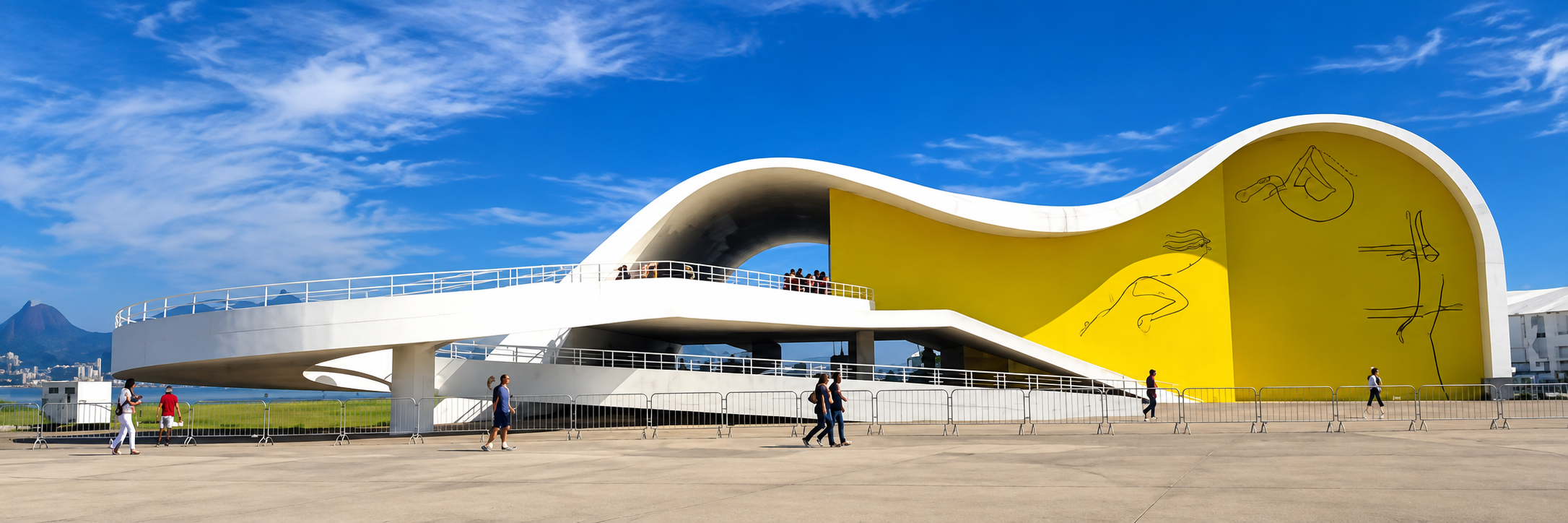teatro popular oscar niemeyer fachada amarela legado mac