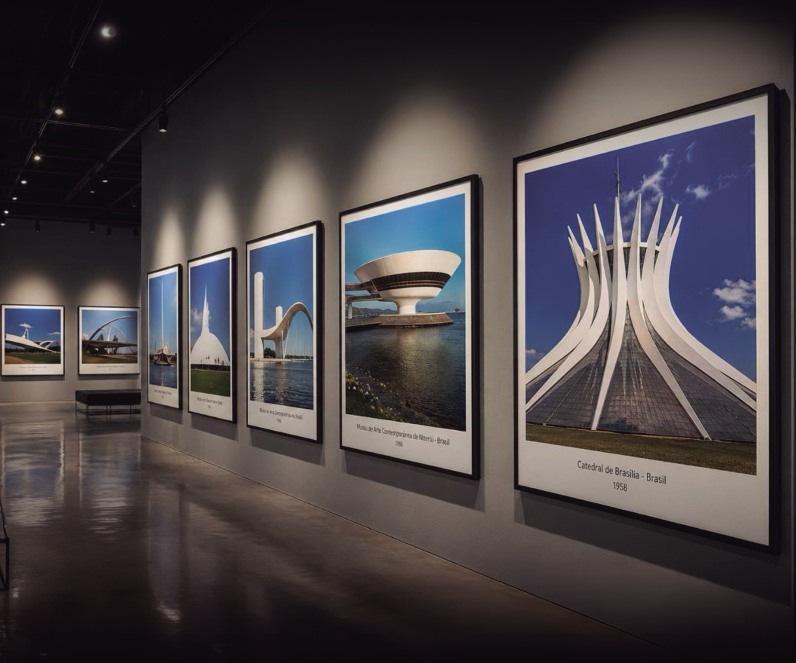 Exposição Em Quadros Fotografias Obras Oscar Niemeyer